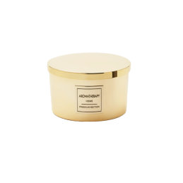 Large scented candle (gold)