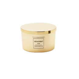 Large scented candle (gold)