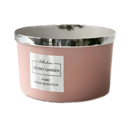 Large scented candle (pink)