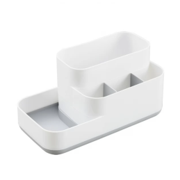 Cosmetic organizer, light gray