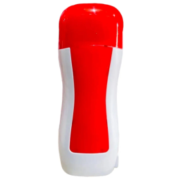 Cartridge wax melter for depilation for 1 cassette, red