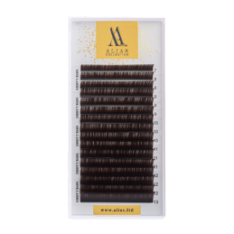 Alias вії Dark Chocolate (Вигин B - C - CC - D - M - L)