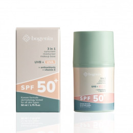 Bogenia, Солнцезащитный крем для лица Sunscreen Face Cream SPF 50+, 50ml