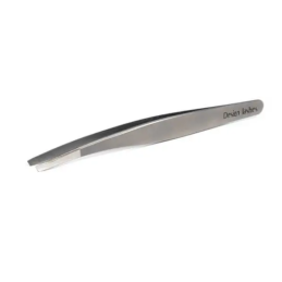 Design Lashes, Long angled eyebrow tweezers (matte satin)