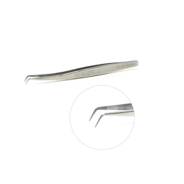 Design Lashes, Пінцет для вій L 6mm (75 градусів), сатин