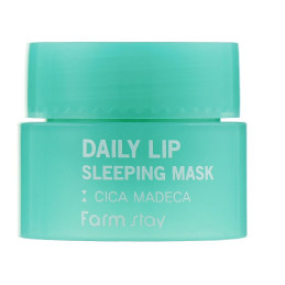 Farm stay daily lip mask cica madeca, Ночная маска для губ, 3г