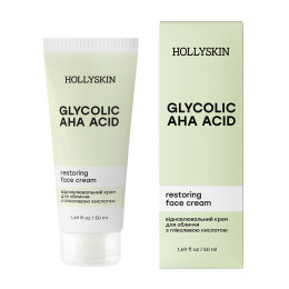 Hollyskin, Glycolic AHA Acid Face Cream 50 ml