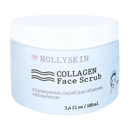 Hollyskin, Скраб для обличчя з колагеном "Collagen Face Scrub", 100 мл