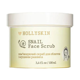 Hollyskin, Скраб для обличчя з муцином равлика "Snail Face Scrub", 100мл