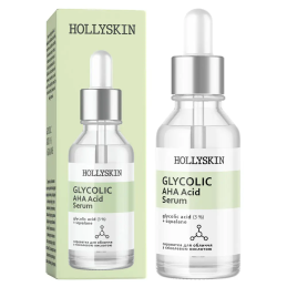 Hollyskin, Сироватка для обличчя "Glycolic AHA Acid Serum", 30 мл