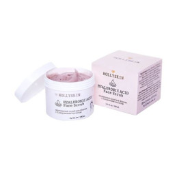 Hollyskin, Скраб для обличчя з гіалуроновою кислотою "Hyaluronic Acid Face Scrub", 100 мл