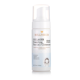 Hollyskin, Cleansing foam for washing with collagen 