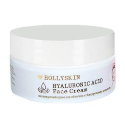 Hollyskin, Зволожувальний крем для обличчя "Hualuronic Acid Face Cream", 50 мл