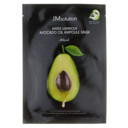 JM Solution Маска для обличчя Water Luminous Avocado Oil Ampoule Mask Black 35 ml