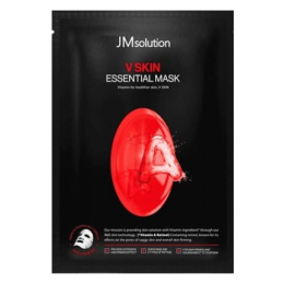 JMsolution Тканинна маска для обличчя з вітаміном А V Skin Essential Mask Vitamin A, 30ml JMsolution Тканинна маска для обличчя з вітаміном А V Skin Essential Mask Vitamin A, 30ml