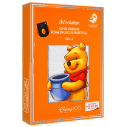 Jm Solutin, Тканинна маска для обличчя "Disney 100 Honey Luminous Royal Propolis mask Plus"