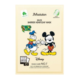 JMSolution, Тканинна маска для обличчя "Disney selfie barrier heartleaf mask"