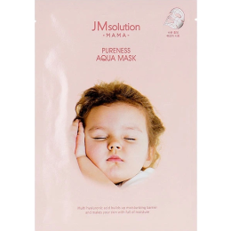 JMsolution Тканинна маска для обличчя зволожуюча MAMA Pureness Aqua Mask 30ml