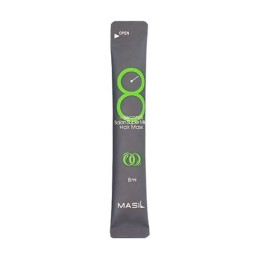 Masil 8 second salon super mild hair mask, Маска відновлююча (зелена)