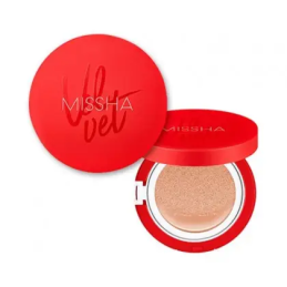 Missha velvet finish cushion, (КРАСНЫЙ) Матирующий кушон (Spf50+/Pa+++)