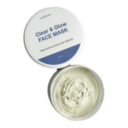 Moday, Відновлююча маска-антистрес для обличчя, Moday Clear & Glow Face Mask, 50 мл
