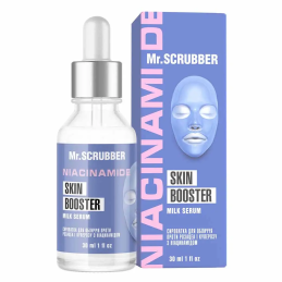 Mr.Scrubber, Сироватка для обличчя проти розацеа і куперозу з ніацинамідом "Milk Serum", 30 мл