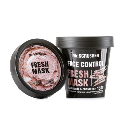 Mr.Scrubber, Маска для обличчя з екстрактом малини і журавлини "Face Control Fresh Mask", 150г