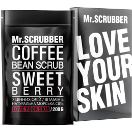 Mr.Scrubber, Кавовий скраб для тіла "Sweet Berry" (Солодка ягода), 200 г