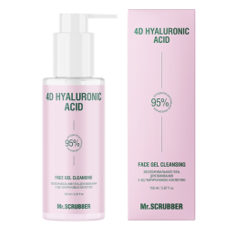 Mr.Scrubber, Moisturizing Wash Gel with 4D Hyaluronic Acid, 150 ml