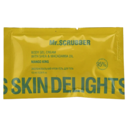 Mr.SCRUBBER Зволожувальний крем-гель для тіла Skin Delights Mango King, 10 мл (саше)
