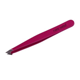 Nikk Mole Eyebrow tweezers slanted purple-pink