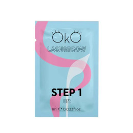 OKO, Склад для ламінування вій Step 1 "Lift" OKO, Склад для ламінування вій Step 1 "Lift"