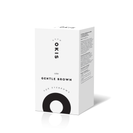Okis Brow Крем-фарба для брів з окислювачем з екстрактом хни, Gentle brown, 15 мл