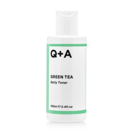 Q+A, Green Tea Daily Toner, Успокаивающий тонер для лица с зеленым чаем, 100 мл