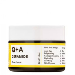 Q+A, Ceramide Barrier Defence Face Cream, Захисний крем для обличчя з керамідами, 50 г