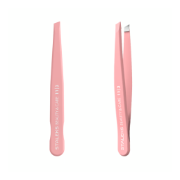 STALEKS BEAUTY & CARE, Eyebrow Tweezers 11 TYPE 3 (pink)