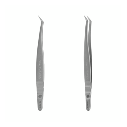STALEKS PRO, Professional tweezers for eyelashes L-shaped EXPERT 40 TYPE 13