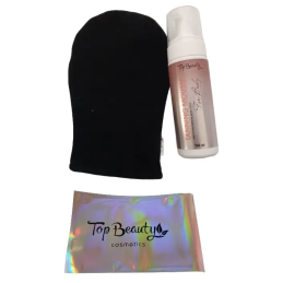 Top beauty, Self-tanner for the body 160 ml with a glove in a holographic bag