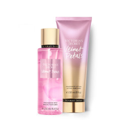Victoria's Secret Набір, спрей і лосьйон для тіла "Velvet Petals" 