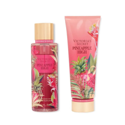 Victoria's Secret Pineapple High Body Spray & Lotion Set