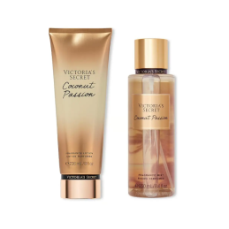 Victoria's Secret Набір, спрей і лосьйон для тіла "Coconut Passion"
