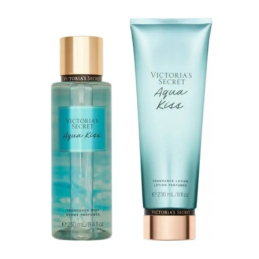Victoria's Secret Набір, спрей і лосьйон для тіла "Aqua Kiss"