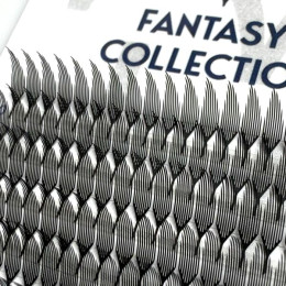 Vivienne Вії U-подібні пір’яні, 0,07 (10-12), FANTASY, 6 ліній