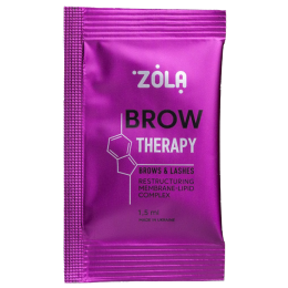 Zola Реструктуризуючий мембрано-ліпідний комплекс "Brow Therapy" (САШЕ), 1.5 мл Zola Реструктуризуючий мембрано-ліпідний комплекс "Brow Therapy" (САШЕ), 1.5 мл