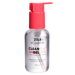 ZOLA x WowBrow Засіб для очищення валиків для ламінації вій CLEAN SIL GEL 100 мл