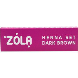 Zola Хна бокс Henna Dark Brown 4шт по 2,5г