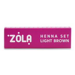 Zola Хна бокс Henna Light Brown 4шт по 2,5г