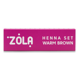 Zola Хна бокс Henna Warm Brown 4шт по 2,5г