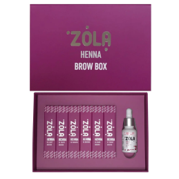 Zola Набір хни для брів, 6 шт по 10г