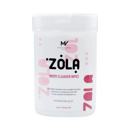 Zola Салфетки антибактериальные для экспресс-очищения кистей, 65 шт Zola Салфетки антибактериальные для экспресс-очищения кистей, 65 шт